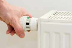 Beguildy central heating installation costs